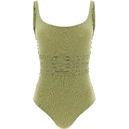 Bicolor Polyamide One-Piece Swimsuit