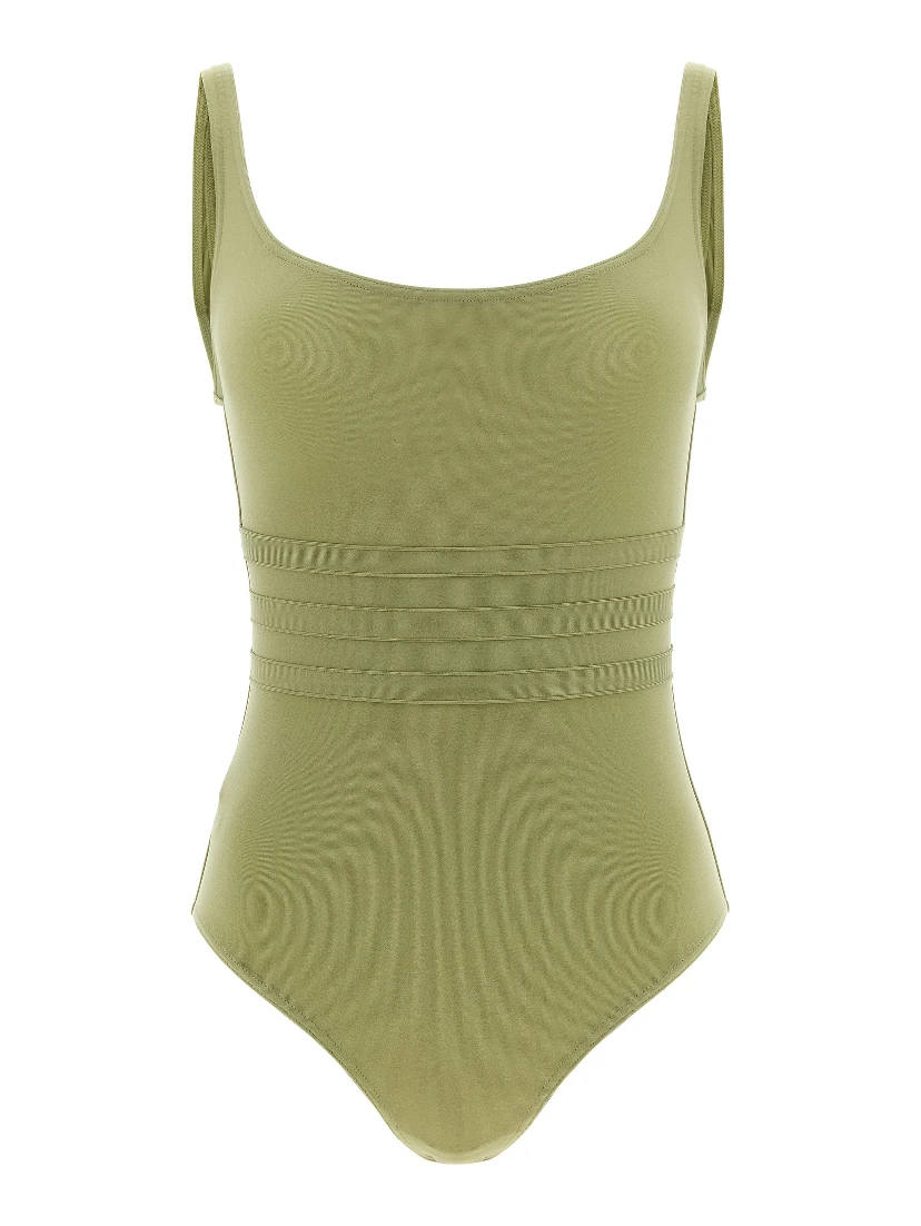 Bicolor Polyamide One-Piece Swimsuit