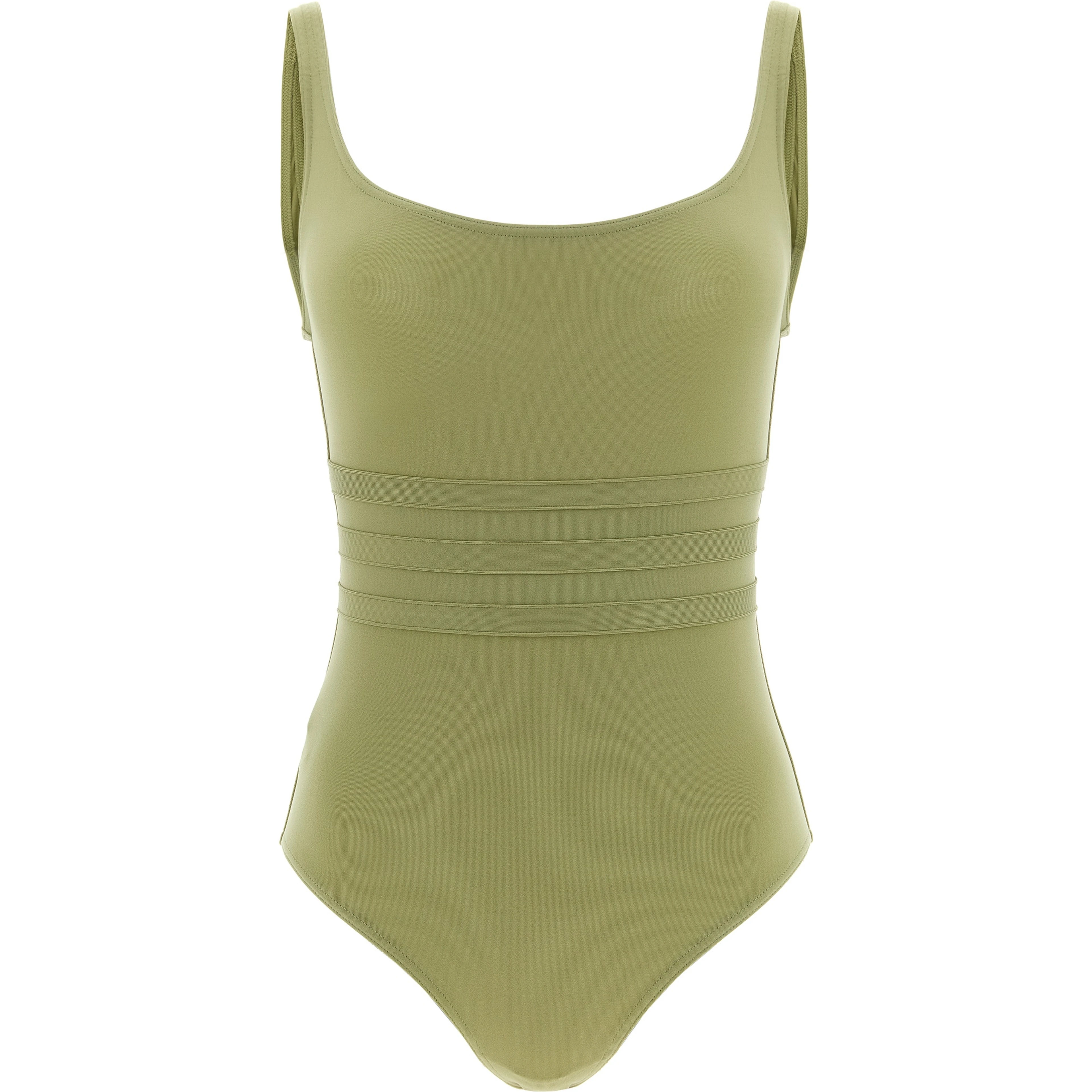 Bicolor Polyamide One-Piece Swimsuit