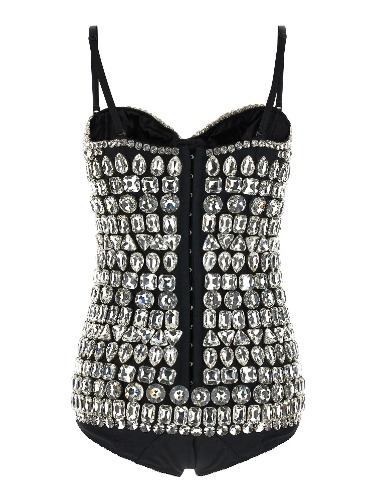 Silver Polyamide Bodysuit alternative