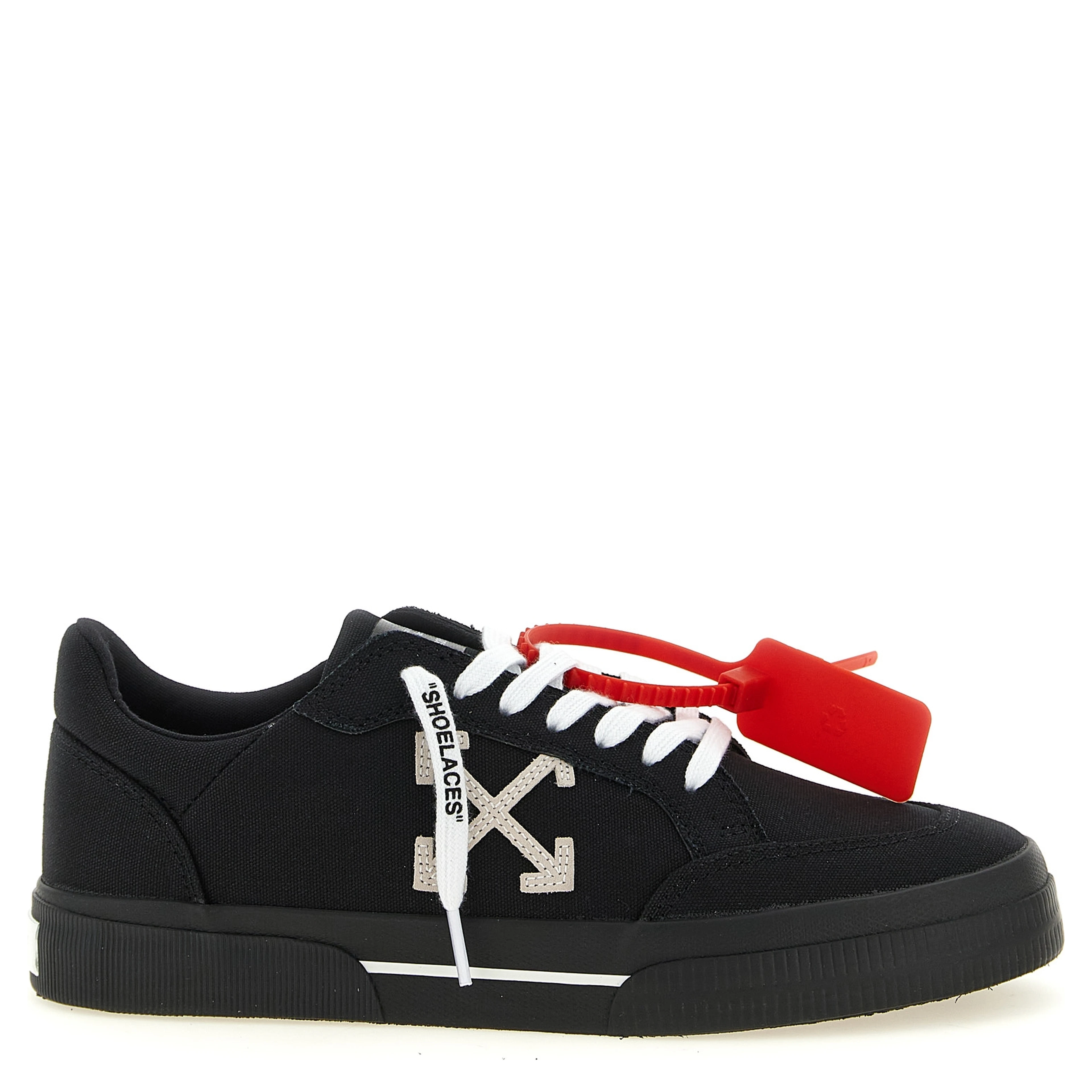 Bicolor Cotton Low Top Sneakers