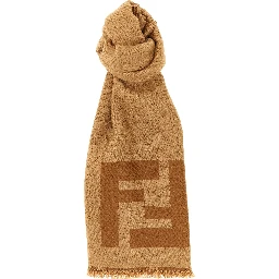 Brown Virgin Wool Foulard