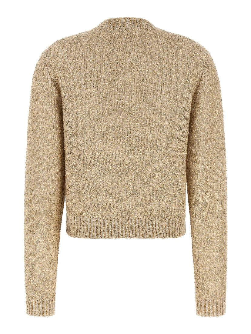 Gold Linen Cardigan