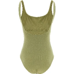 Bicolor Polyamide One-Piece Swimsuit