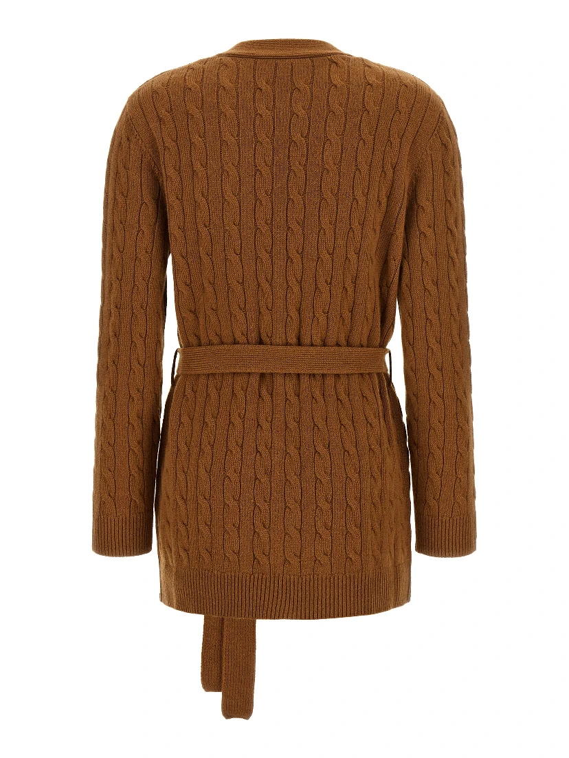 Brown Cashmere Cardigan