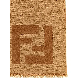 Brown Virgin Wool Foulard
