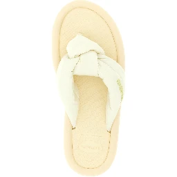 Beige Rubber Slides