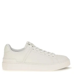 White Calf Leather Bos Taurus Athletic Sneakers