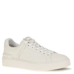 White Calf Leather Bos Taurus Athletic Sneakers