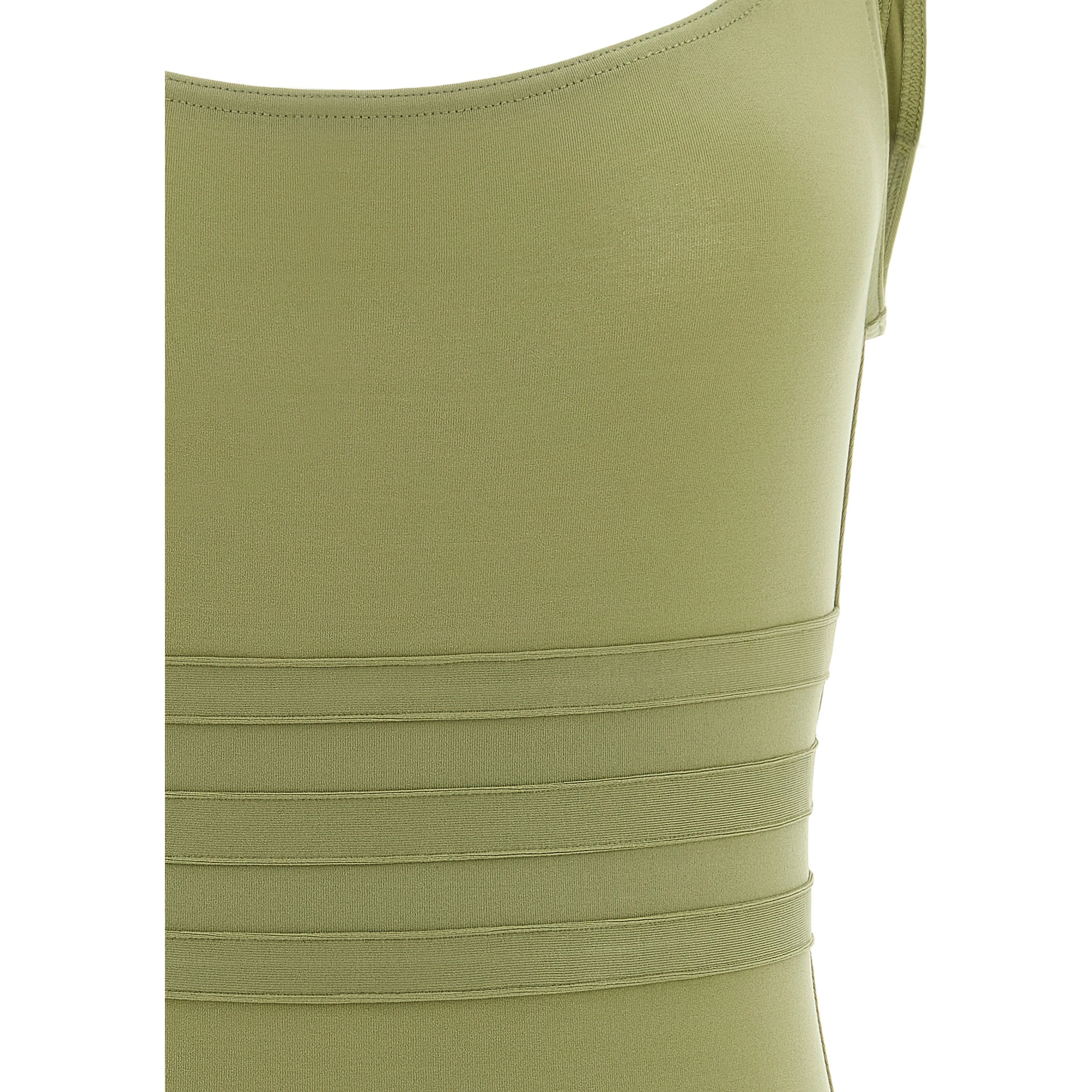 Bicolor Polyamide One-Piece Swimsuit