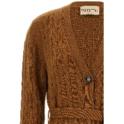 Brown Cashmere Cardigan