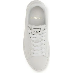 White Calf Leather Bos Taurus Athletic Sneakers