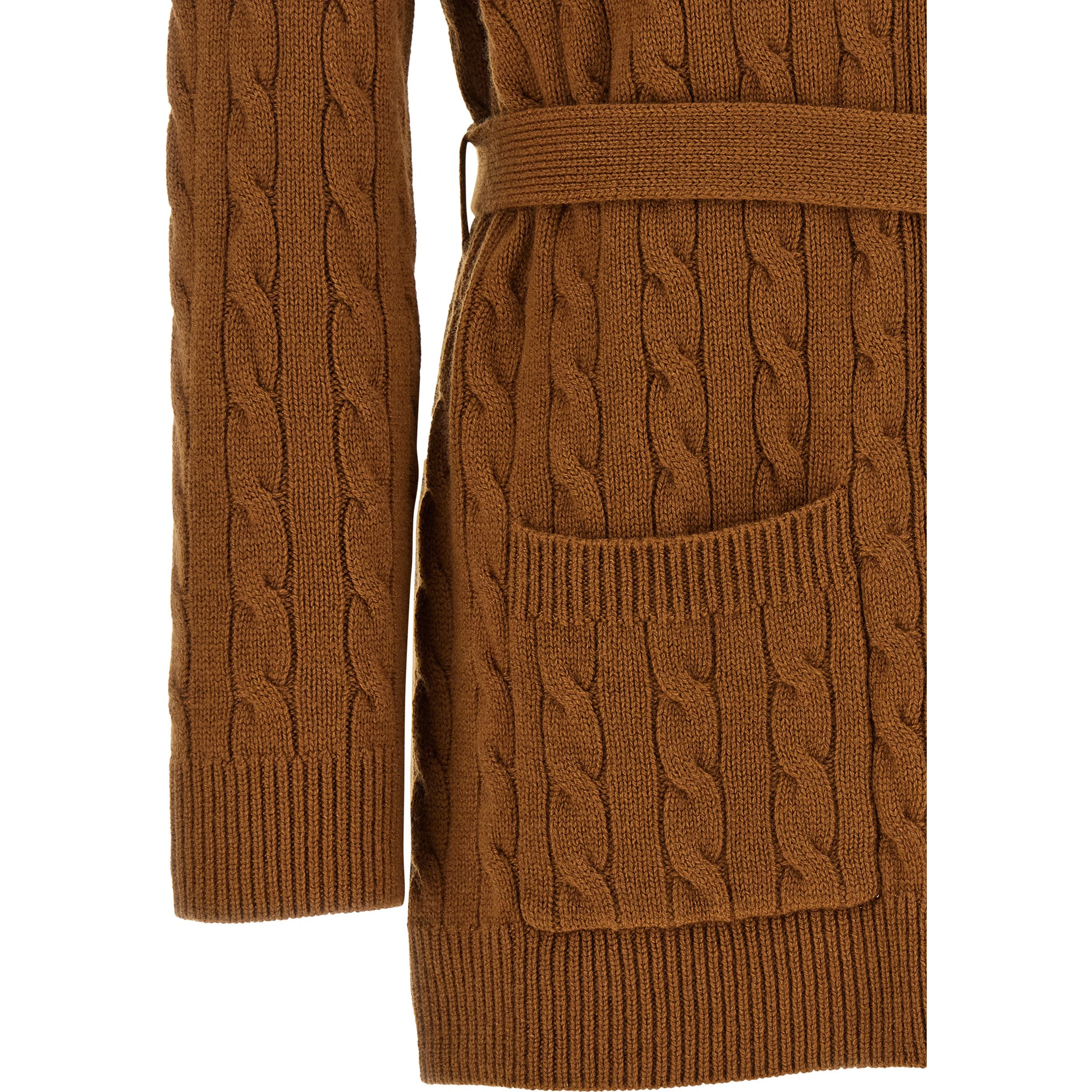 Brown Cashmere Cardigan
