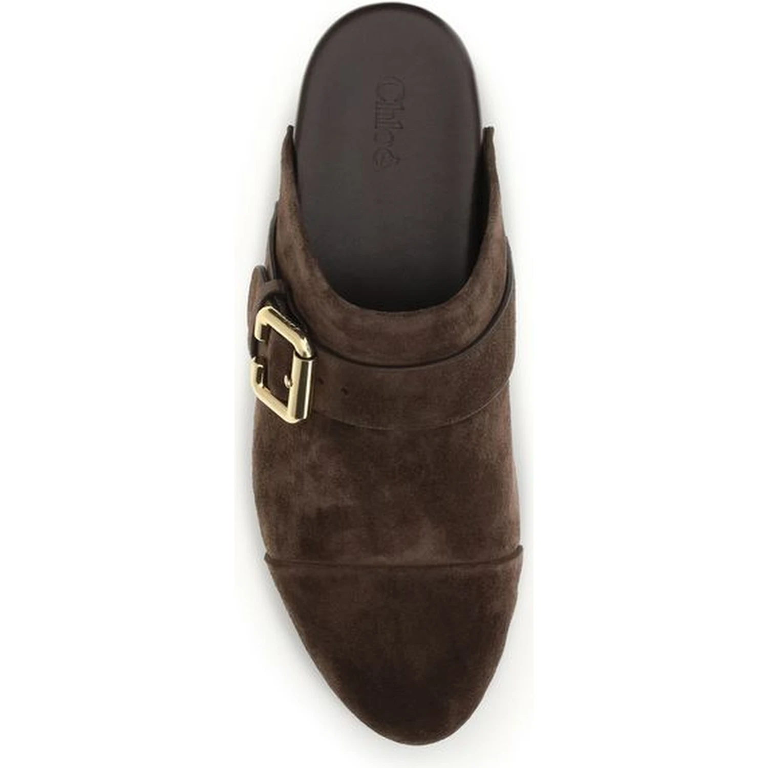 Brown Calf Leather Bos Taurus Clogs