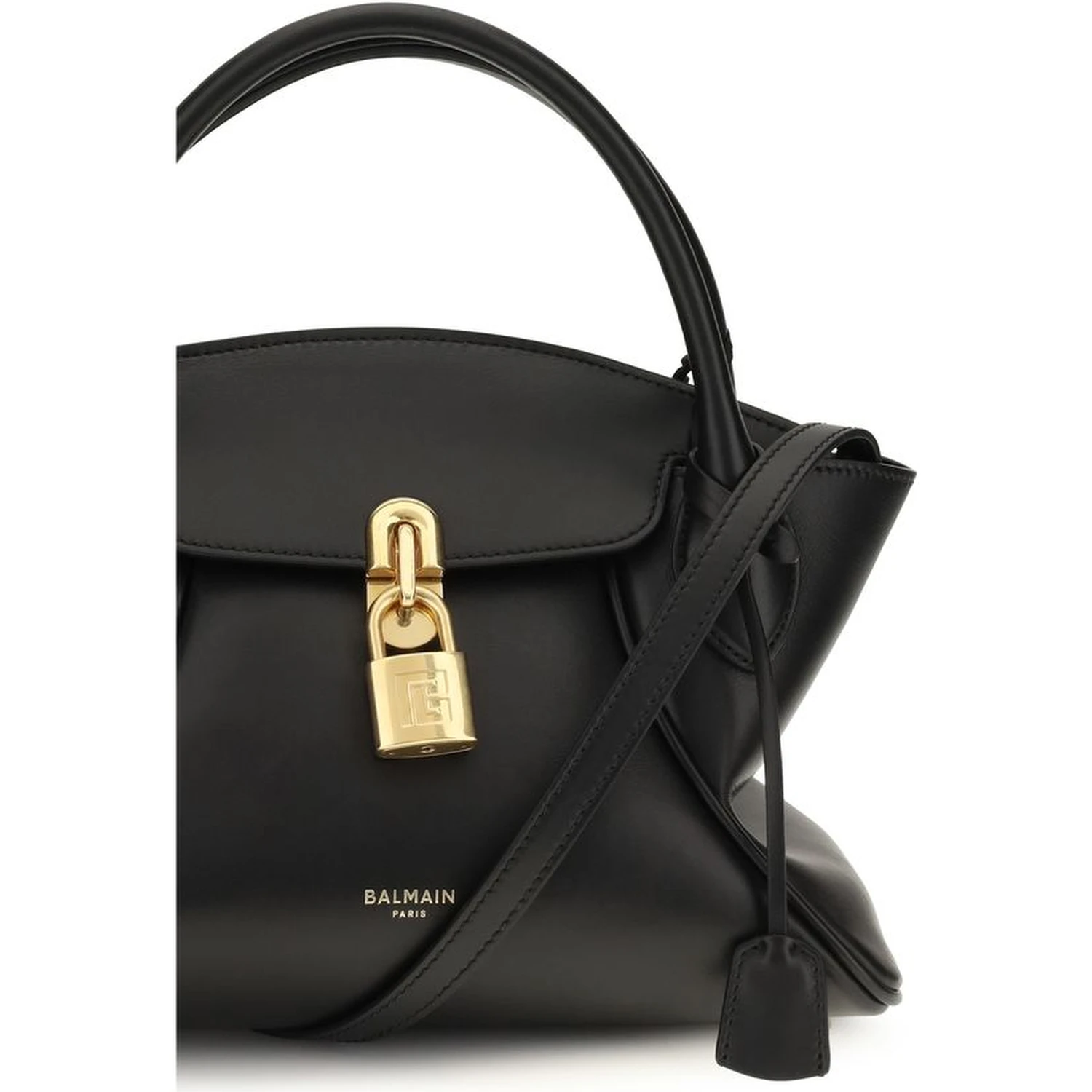 Black Calf Leather Bos Taurus Shoulder Bag