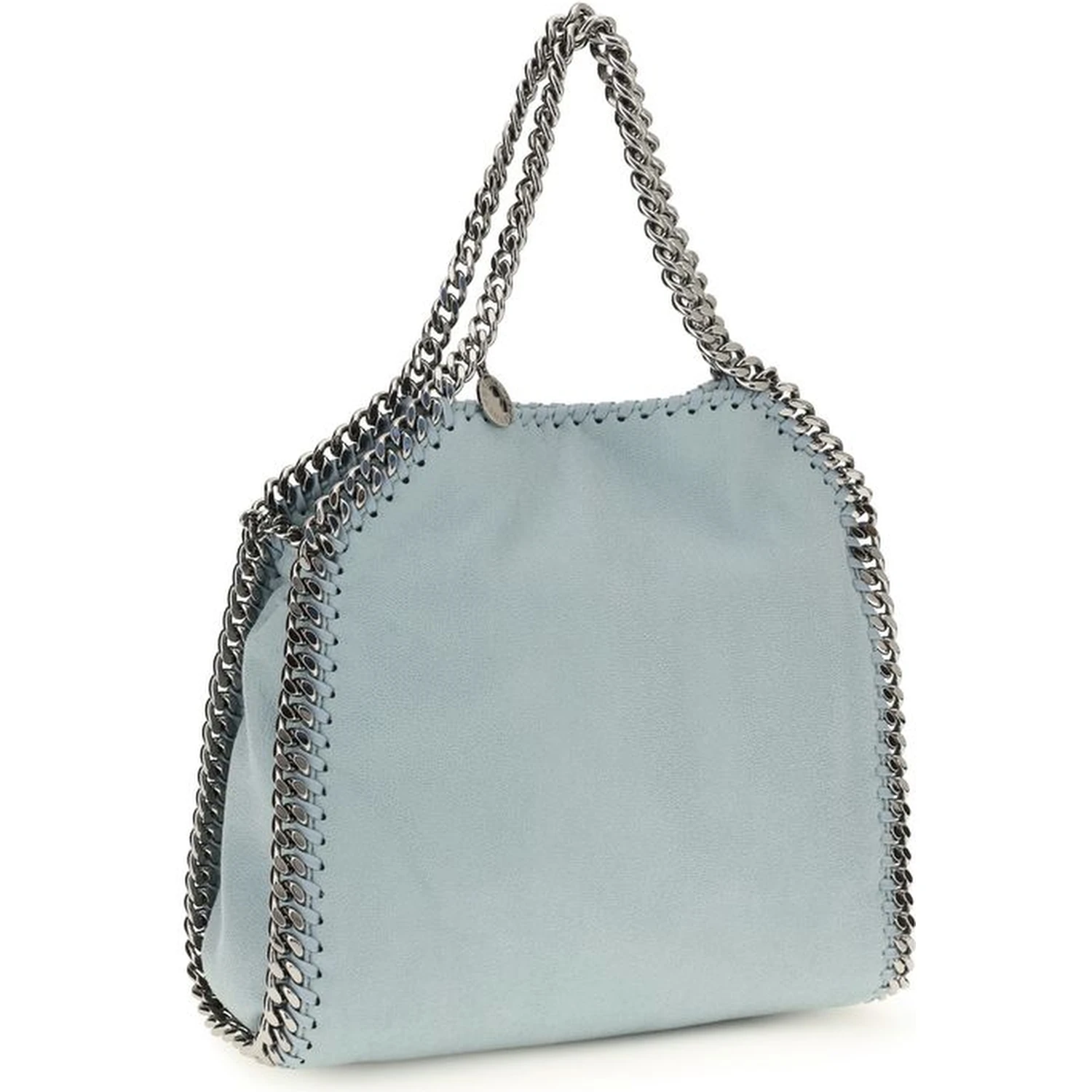 Blue Polyester Handbag