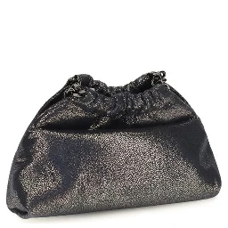 Blue Polyester Shoulder Bag