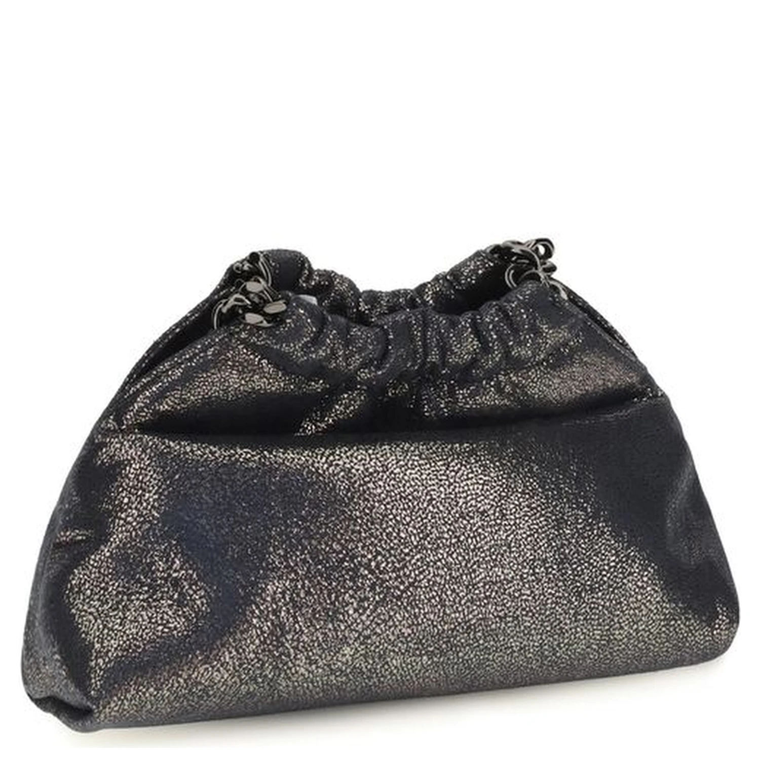 Blue Polyester Shoulder Bag