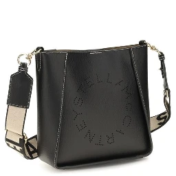 Black Polyethylene Shoulder Bag
