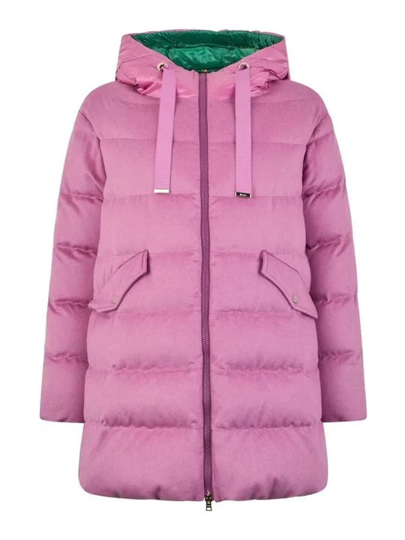 Multicolor Cashmere Full-Length Jacket