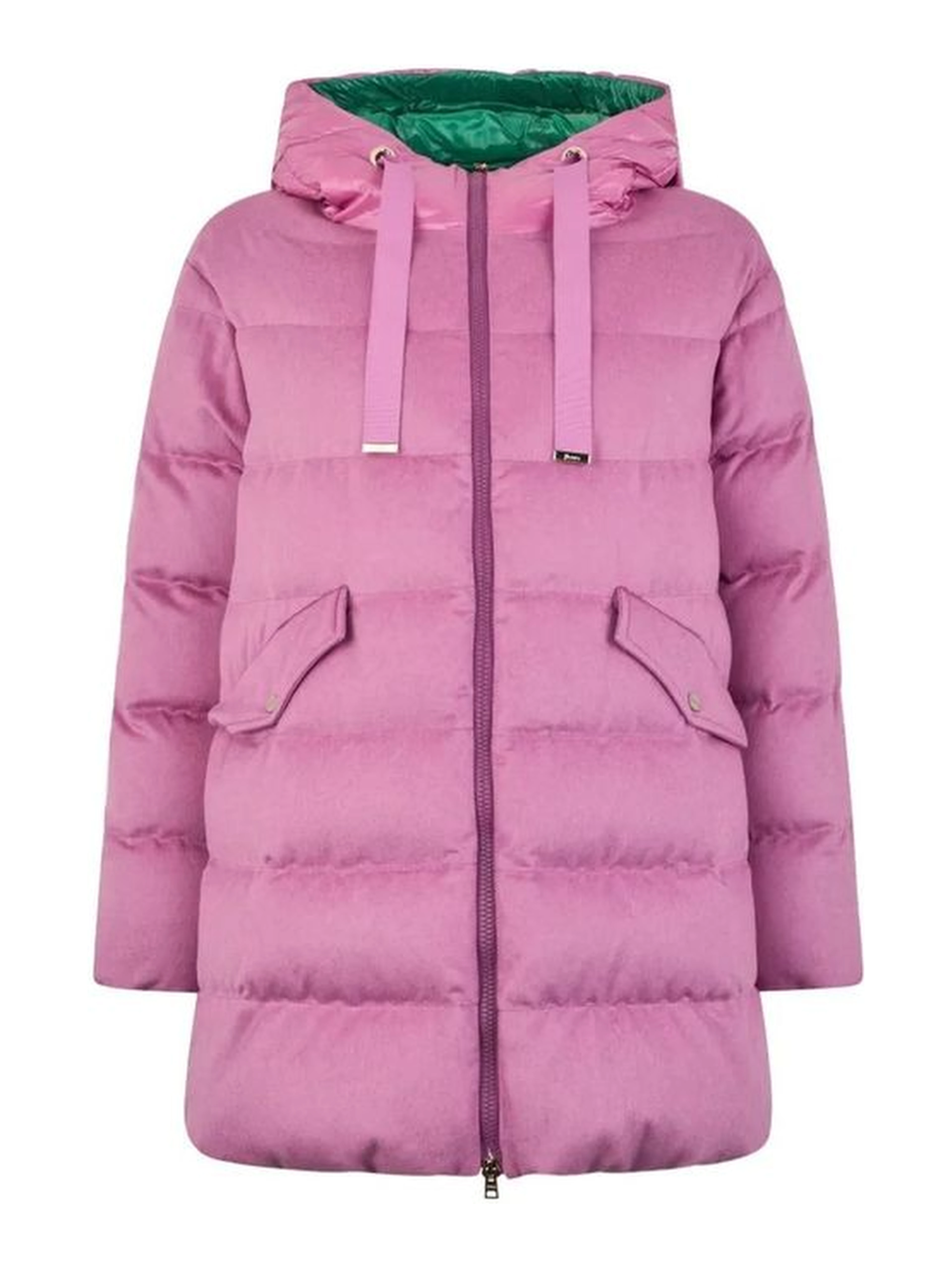 Multicolor Cashmere Full-Length Jacket
