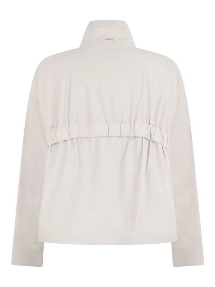 Gray Polyamide Full-Length Jacket alternative