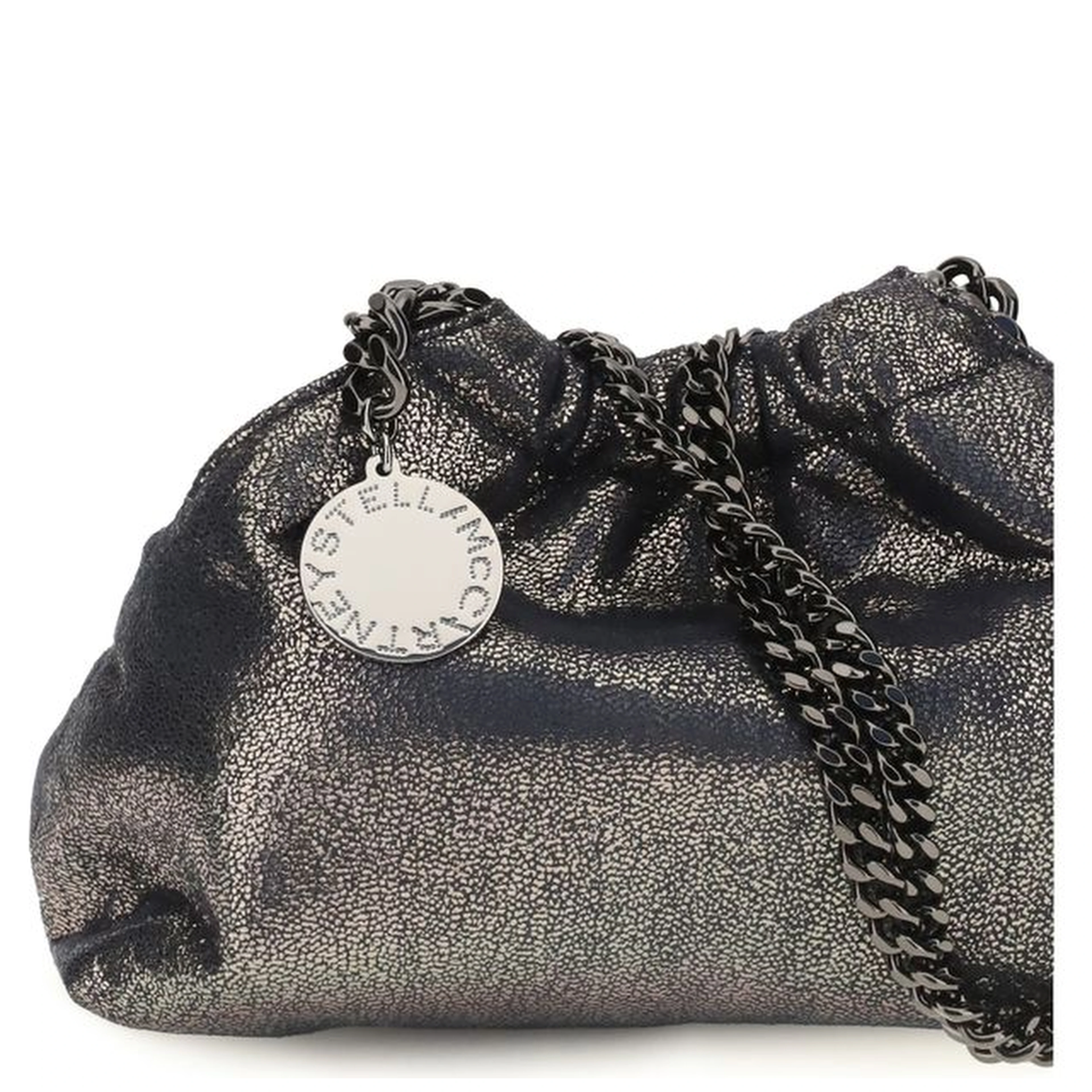 Blue Polyester Shoulder Bag