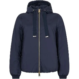 Blue Polyamide Shell Jacket