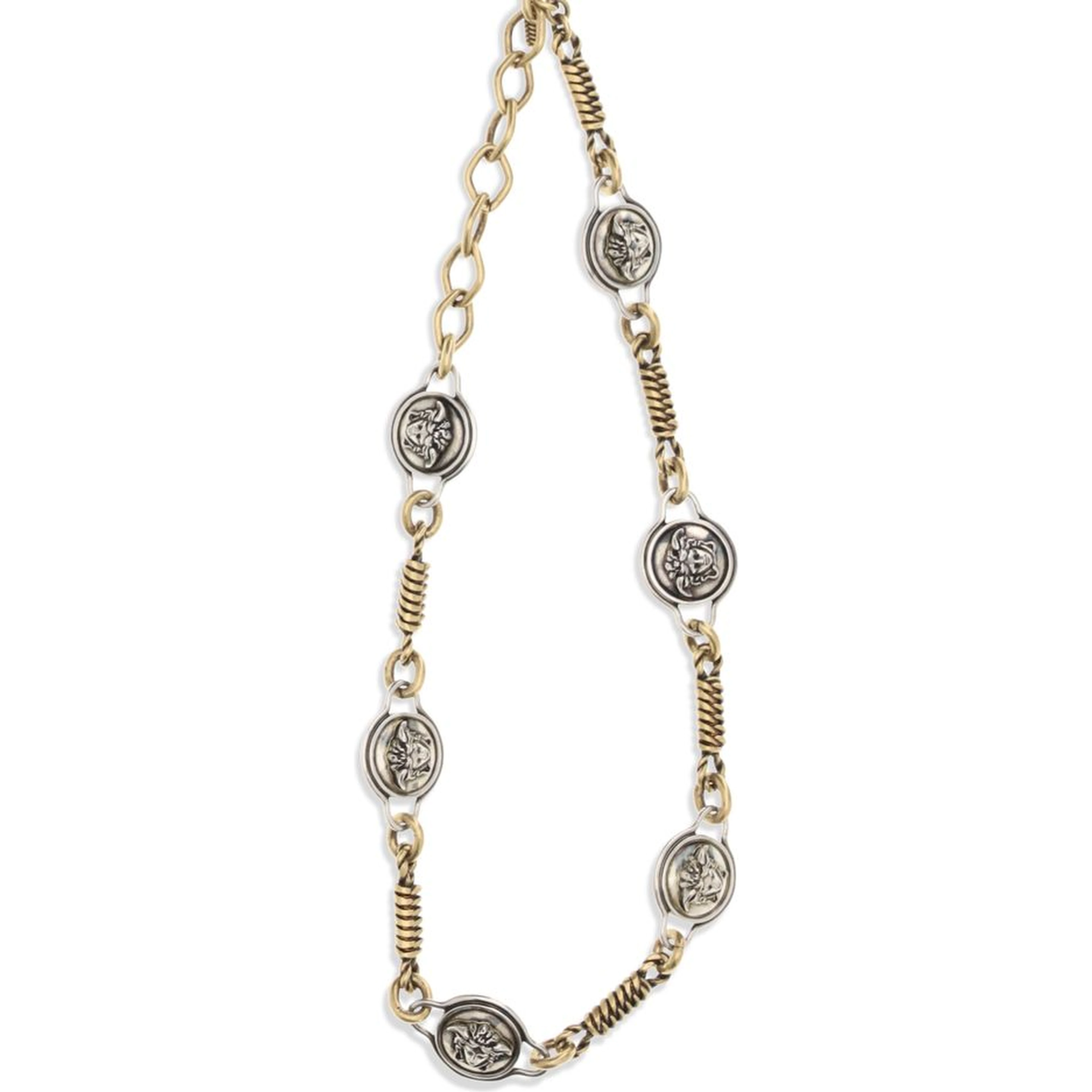 Silver Brass Necklace