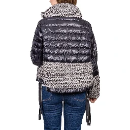 Black Polyamide Full-Length Jacket
