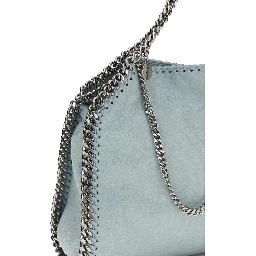 Blue Polyester Handbag