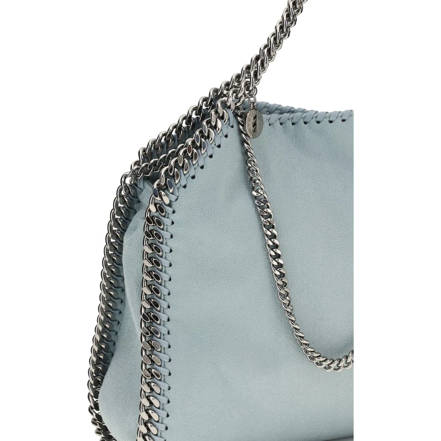 Blue Polyester Handbag