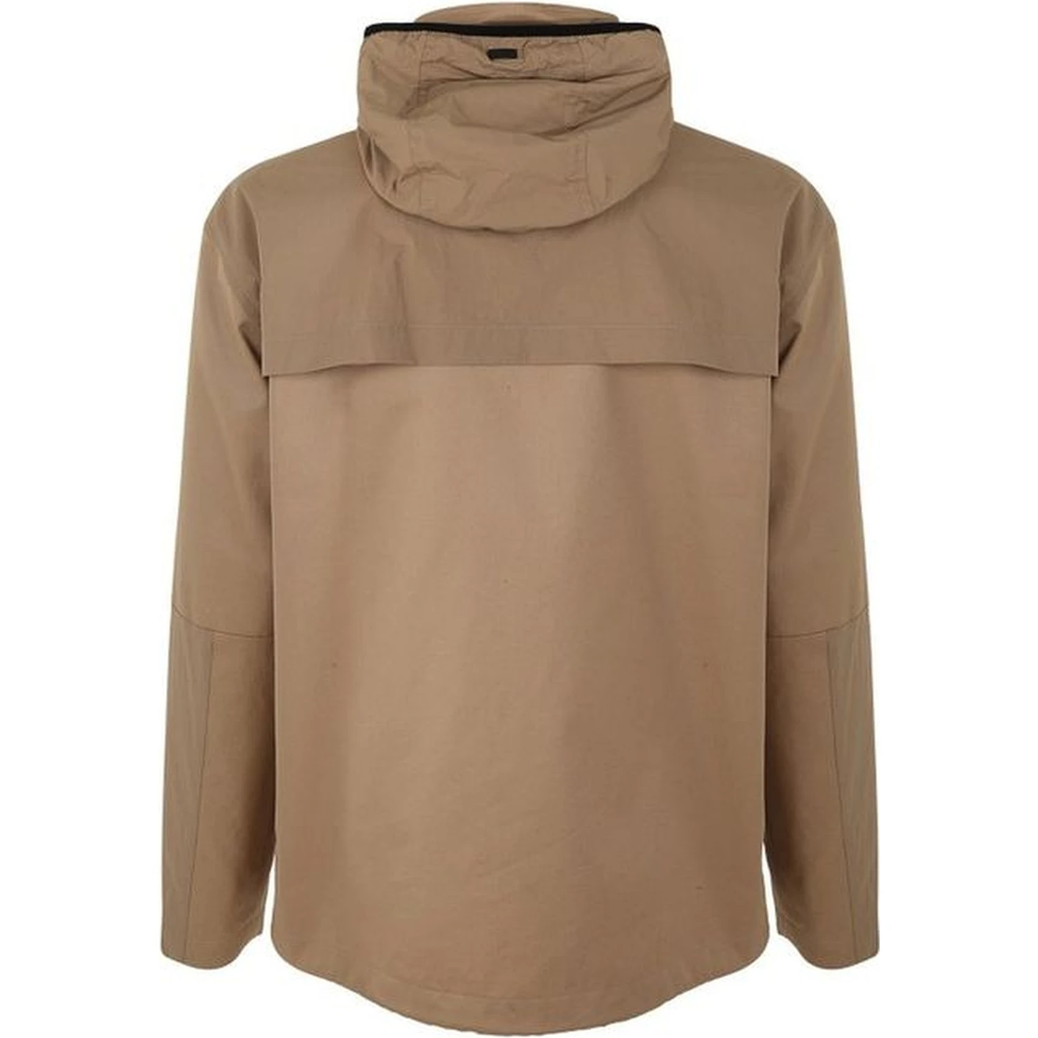 Brown Cotton Shell Jacket