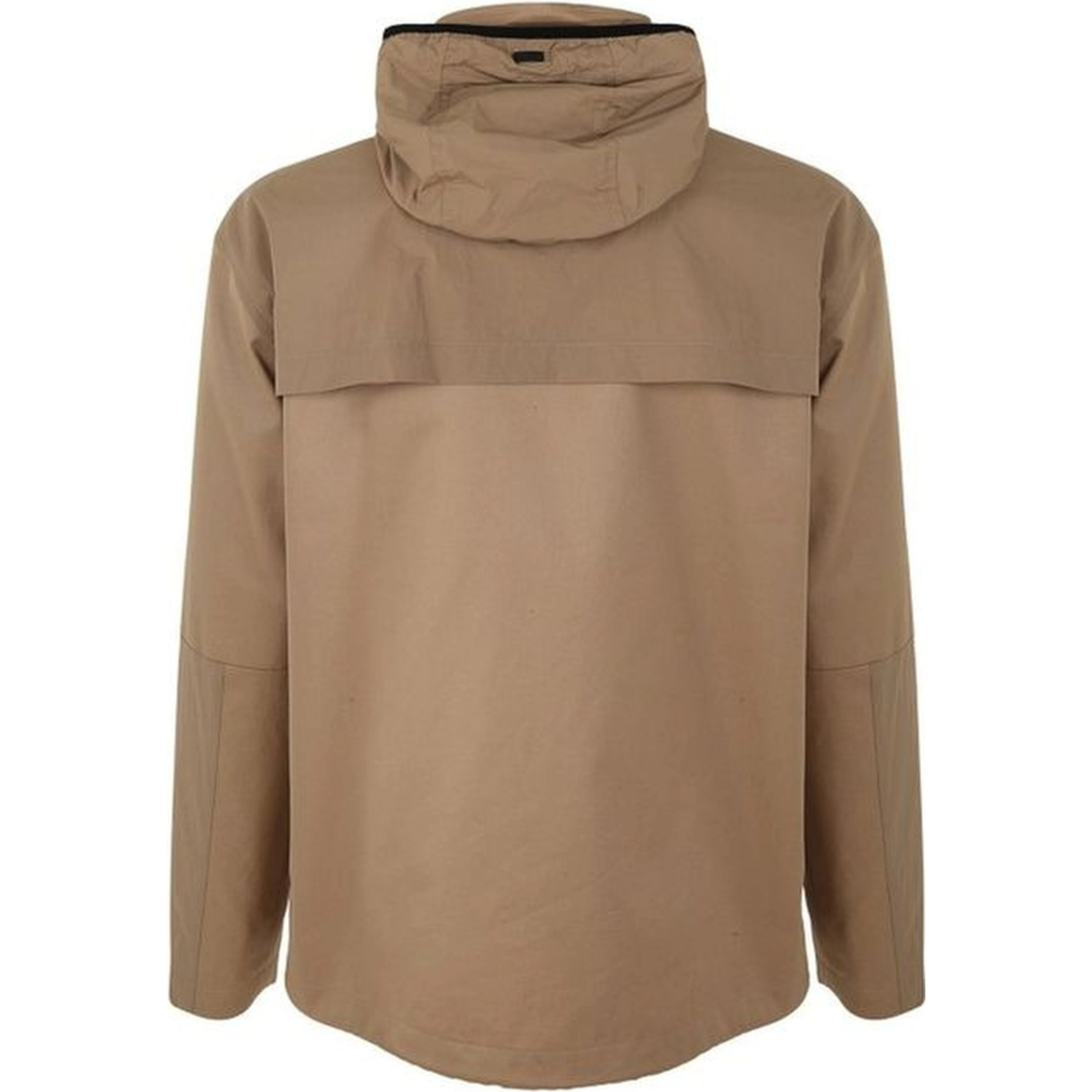 Brown Cotton Shell Jacket