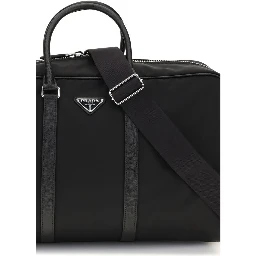 Black Recycled Polyamide Luggage And Travel