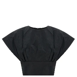 Black Polyester Blouse