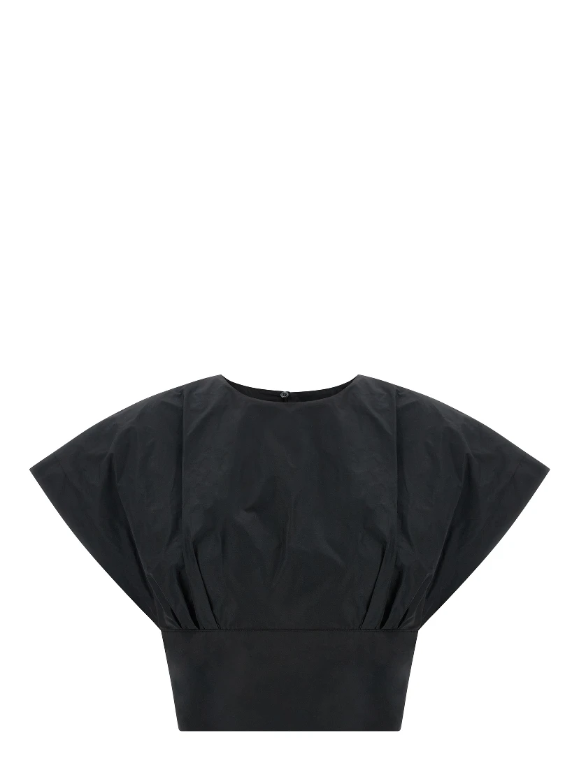 Black Polyester Blouse