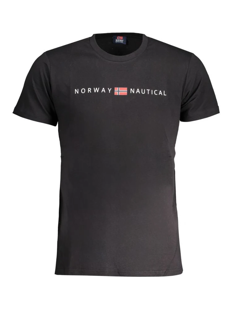 Black Cotton Mens T-Shirt