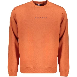 Brown Cotton Men's Sweatshirt