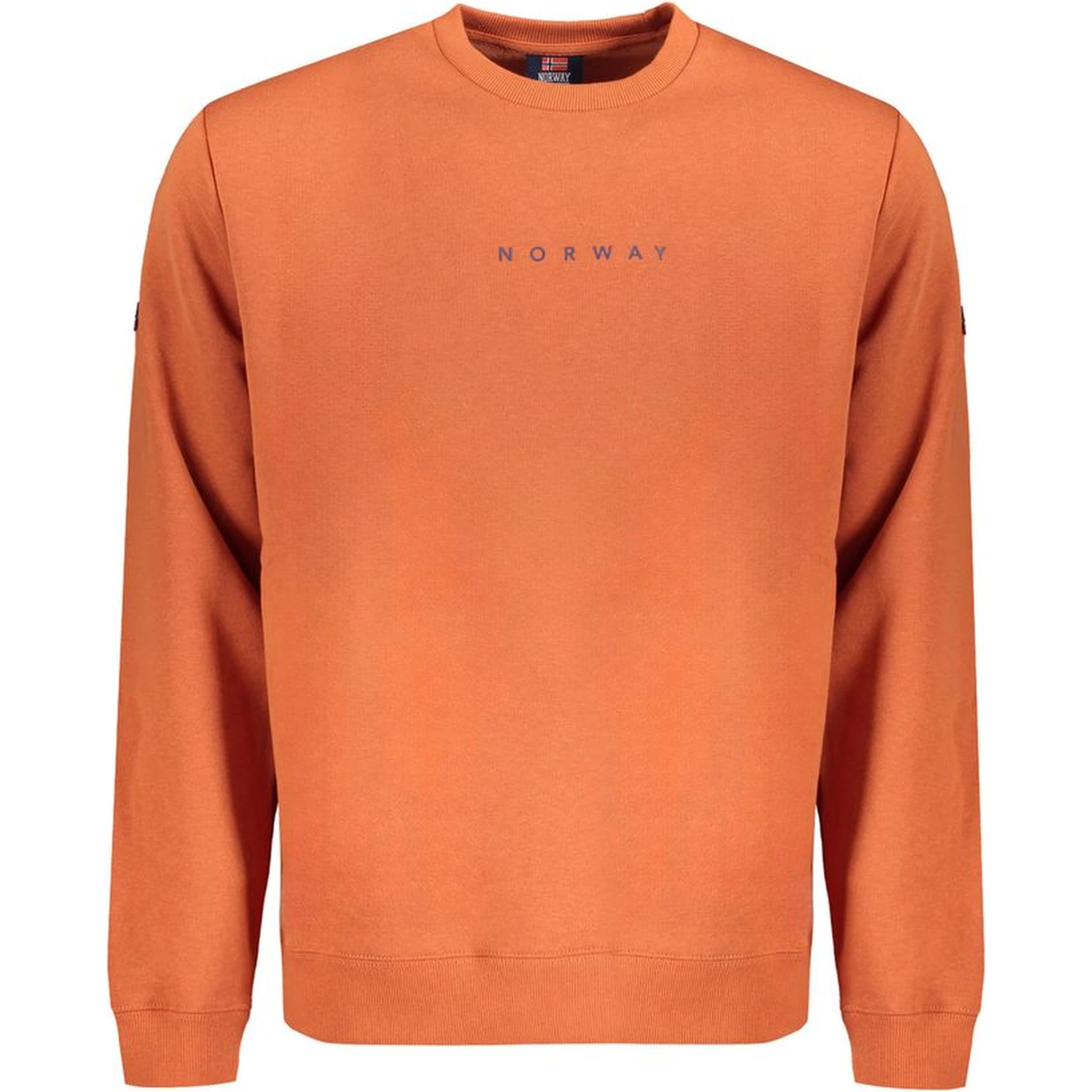 Brown Cotton Men's Sweatshirt