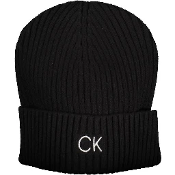 Black Cotton Men's Cap