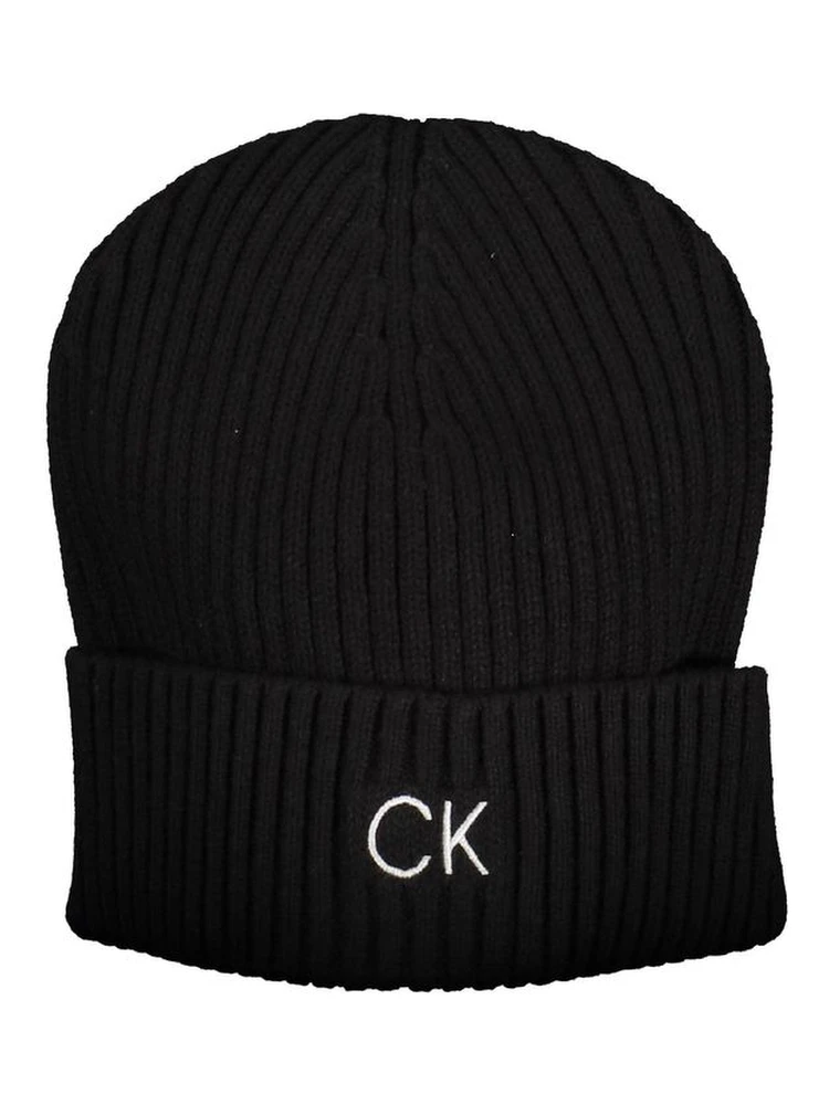 Black Cotton Men's Cap