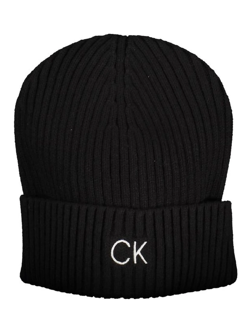 Black Cotton Men's Cap