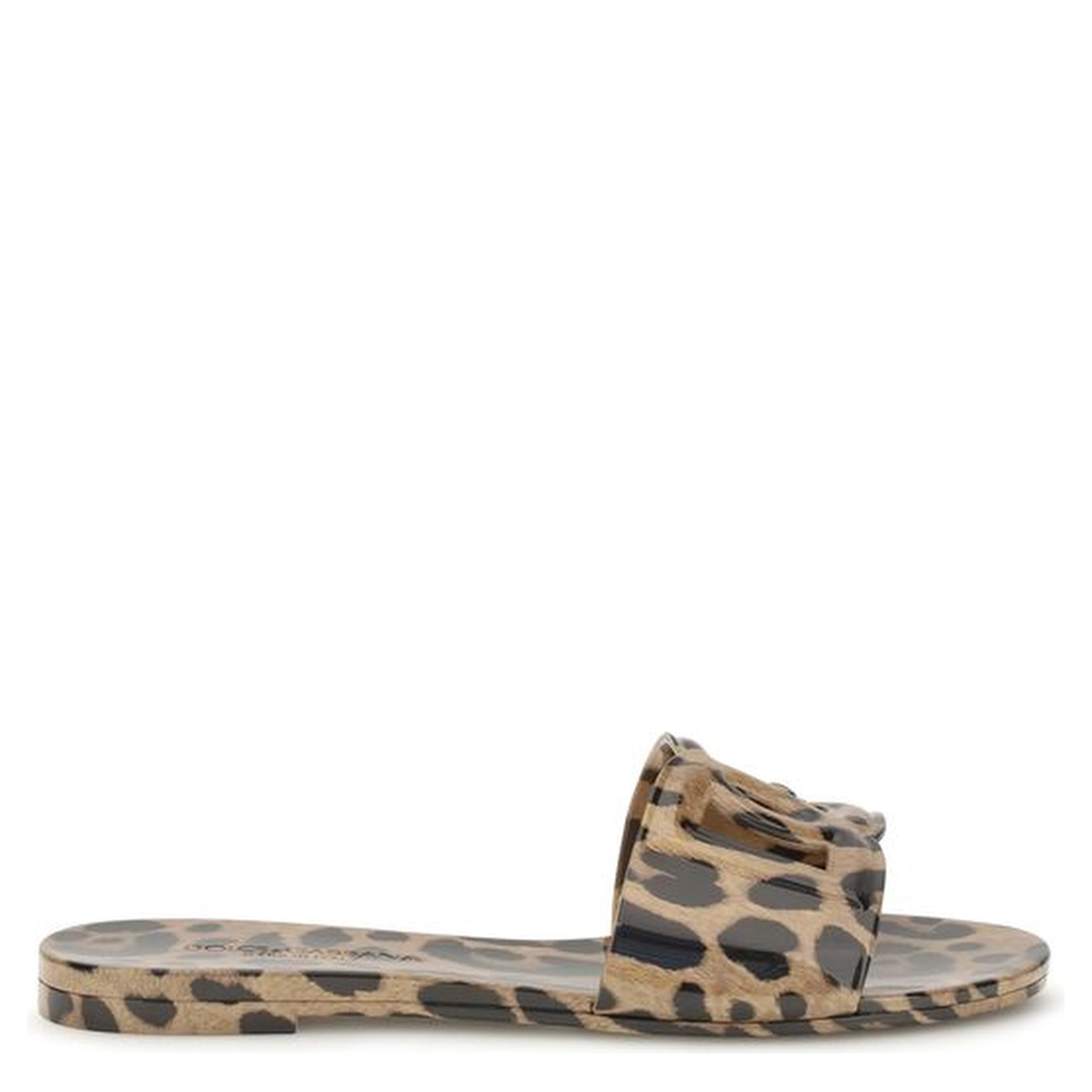 Multicolor Rubber Flat Sandals