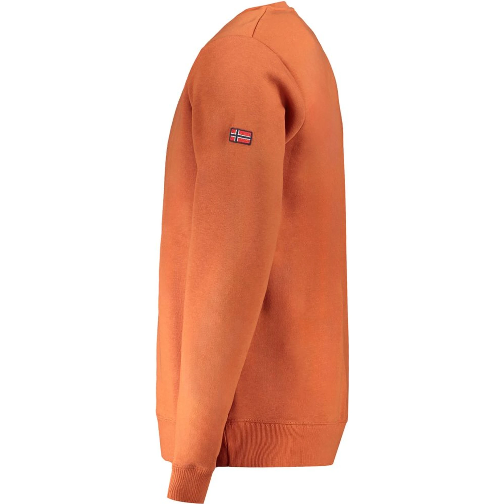 Brown Cotton Men's Sweatshirt