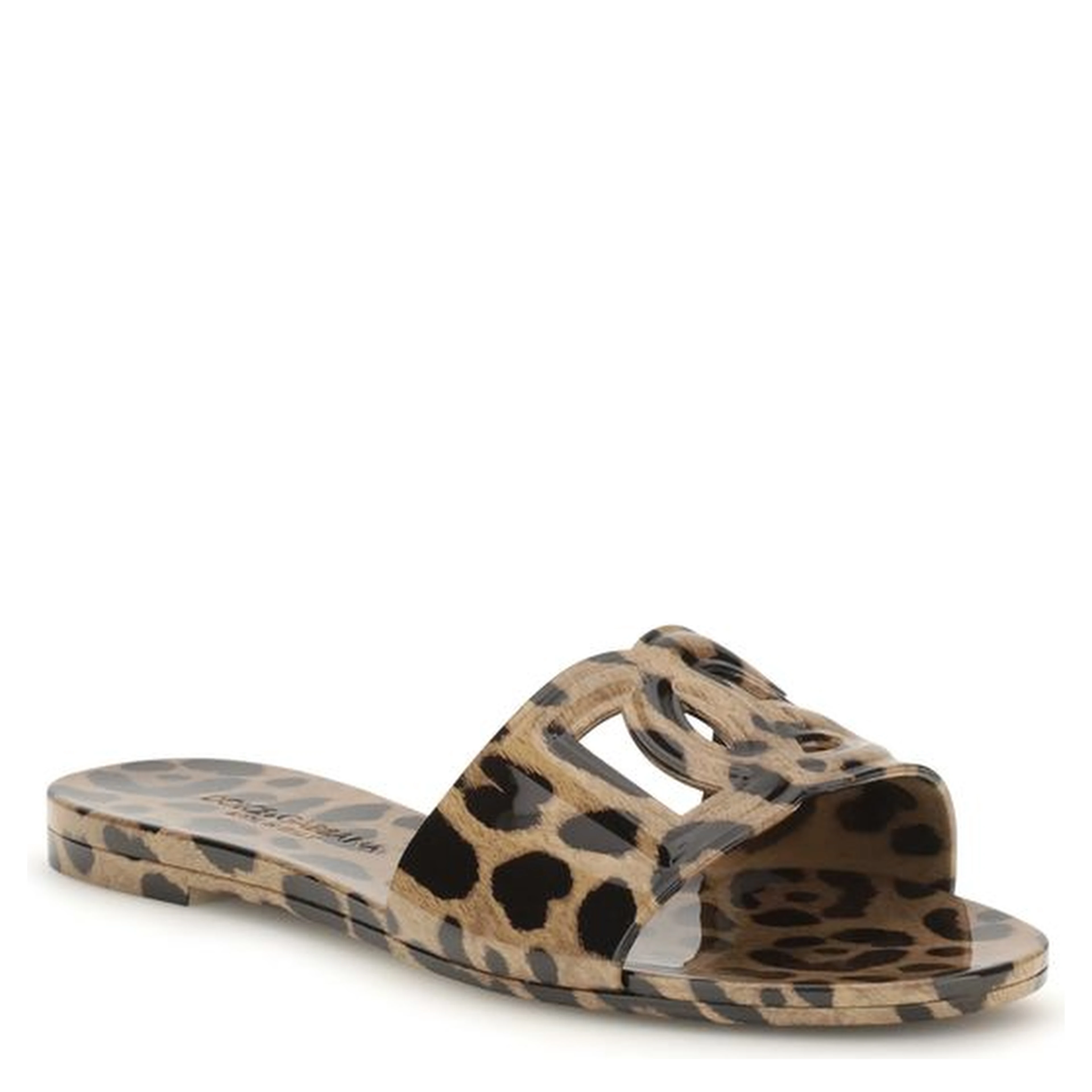Multicolor Rubber Flat Sandals