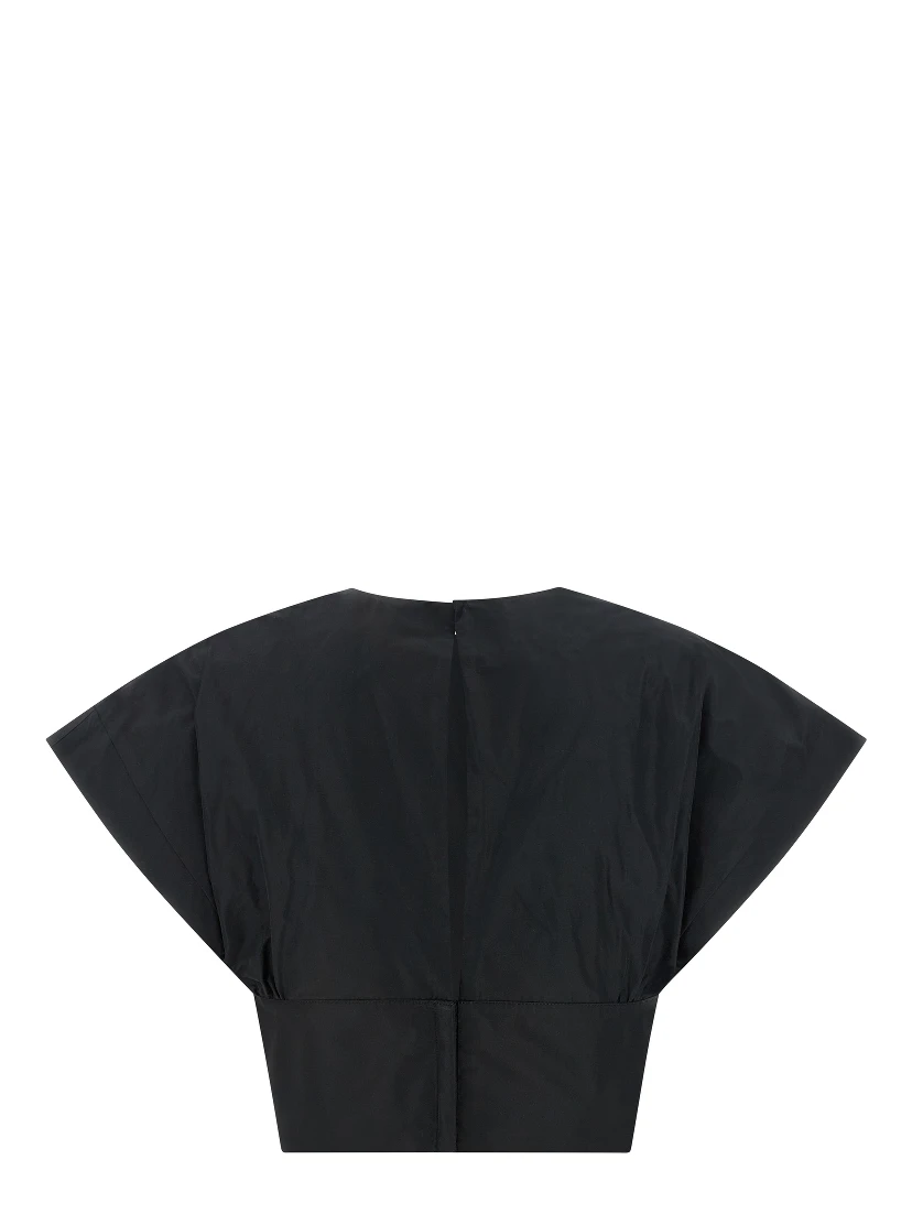 Black Polyester Blouse