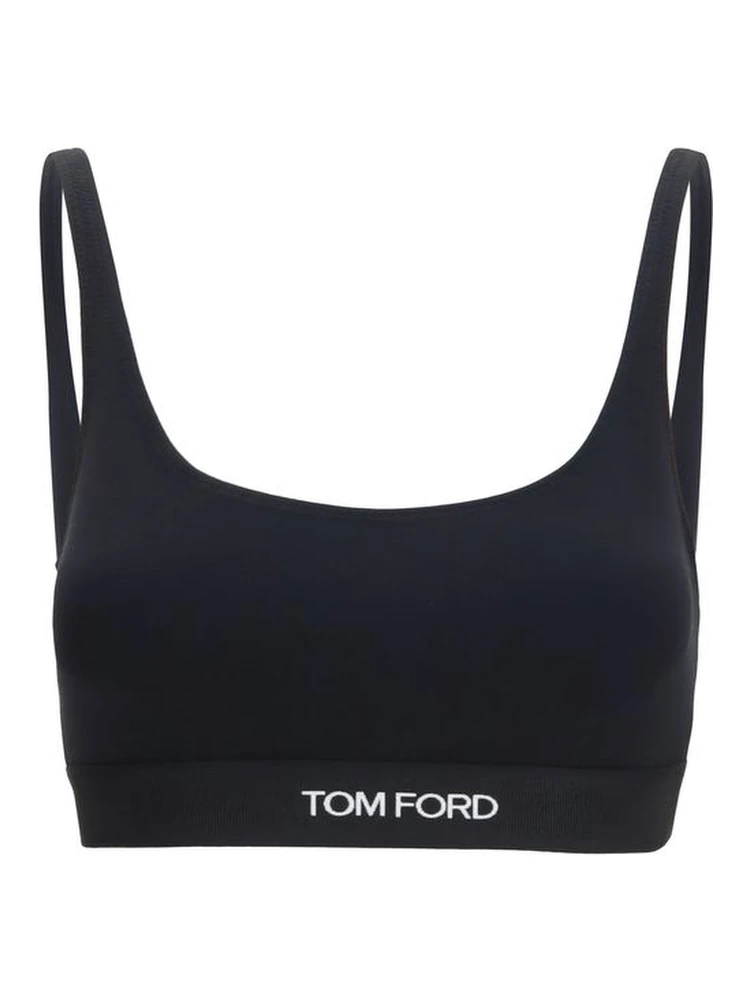 Black Modal Sport Bra
