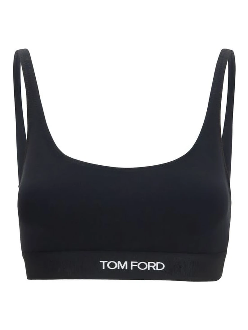 Black Modal Sport Bra