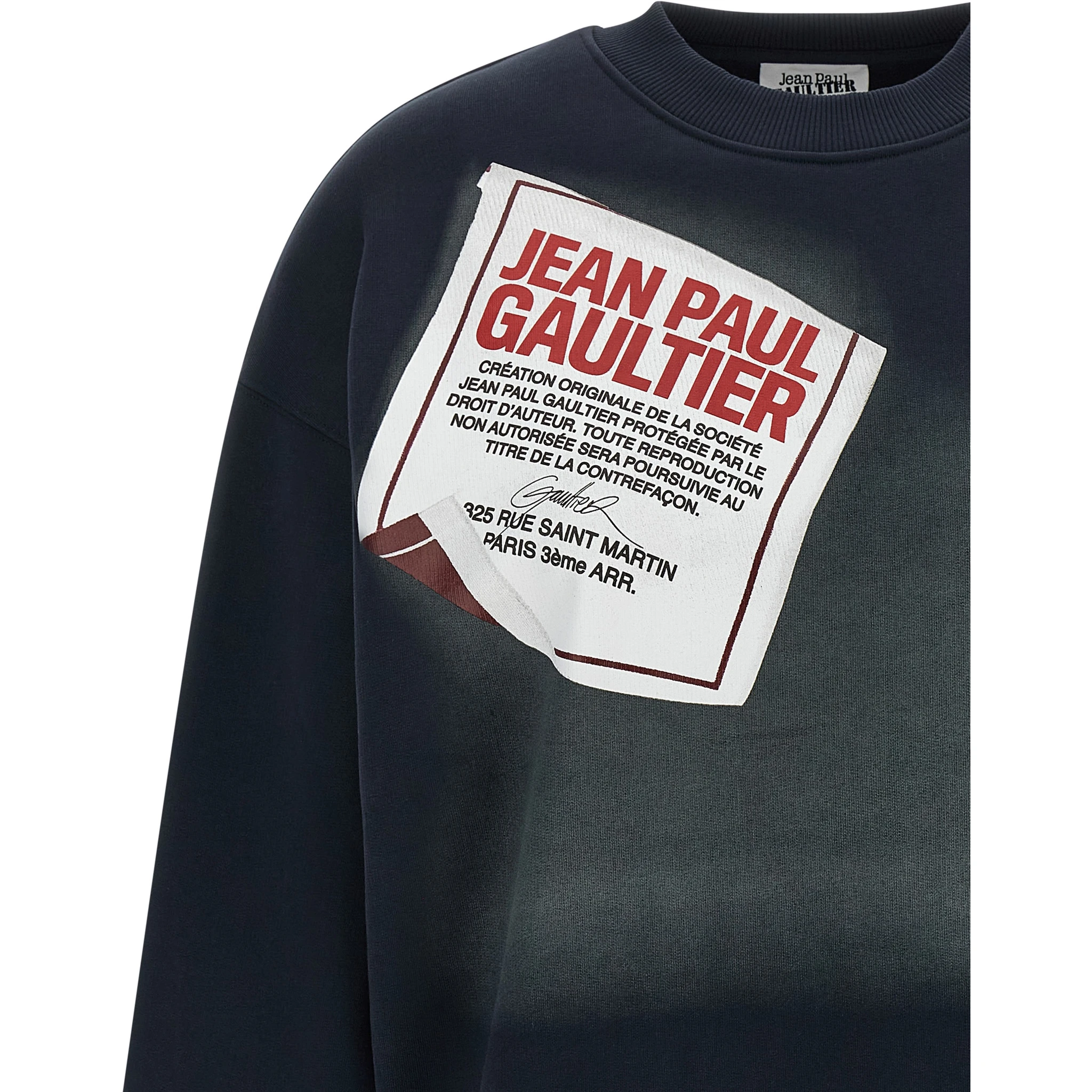 Blue Cotton Sweatshirt